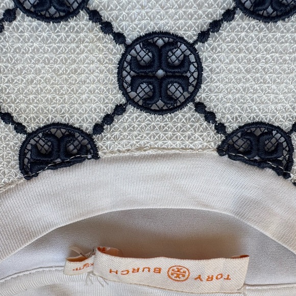 🔥TORY BURCH 🔥 LOGO lace front Tte sz XS price firm! - Picture 5 of 7